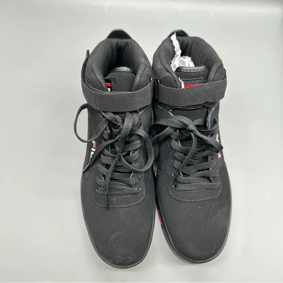 👉 Fila V-10 Lux High-Top Sneakers – Men’s Size 9 Black/Red/White New in Box